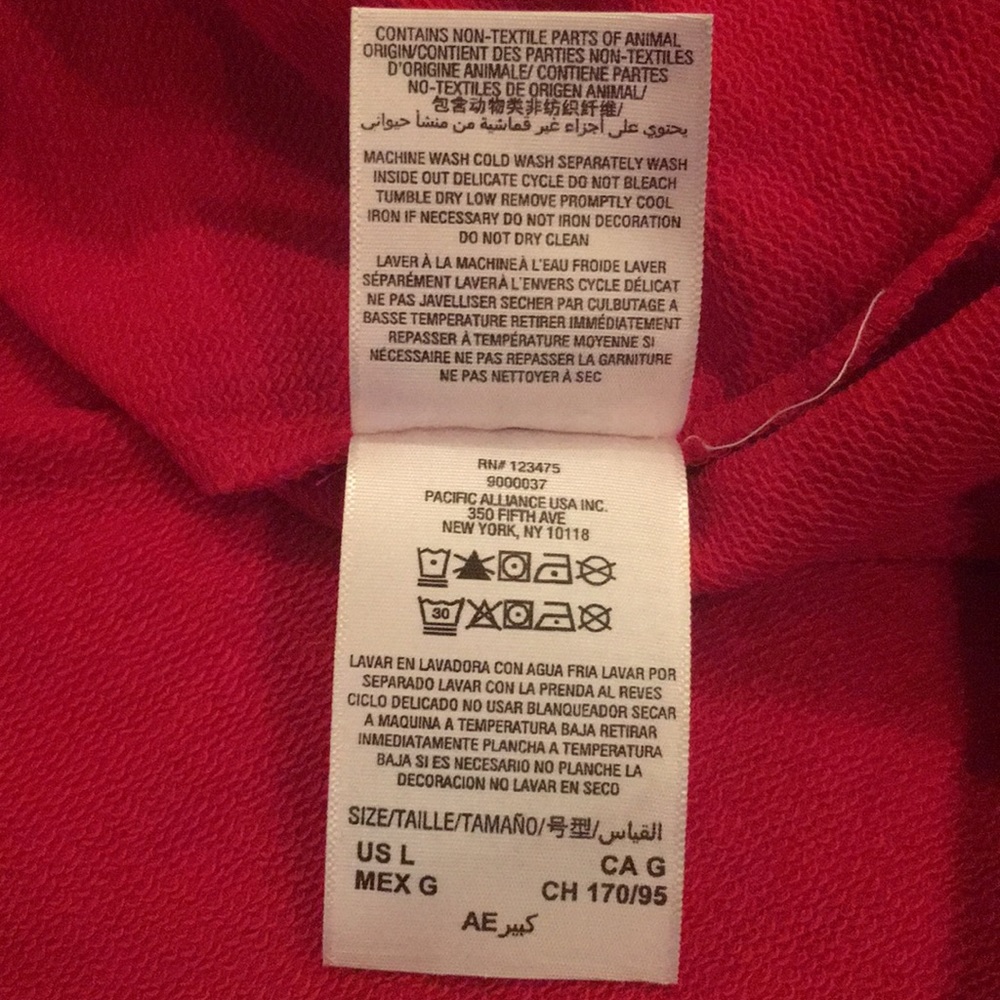 Juicy Couture Colorblock Sweatshirt in Large - Picture 16 of 16